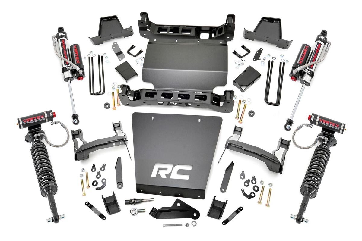 GMC Sierra 1500 Suspension Lift Kit - Rough Country - 7 Inch Lift Kit | Bracket | Vertex - '14-'16